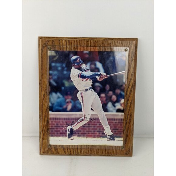 Professional Sports Authenticator (PSA) Vladimir Guerrero  Vladimir Guerrero Signed Autograph 8x10 Photograph Plaque HOF w/ COA
